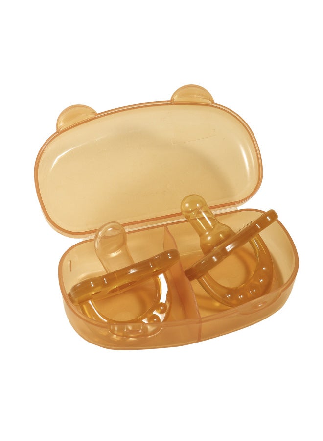 Liquid Super Soft Bear Pacifier Anti-flatulence Silicone Baby Sleeping Type Baby Play Mouth Pinduoduo