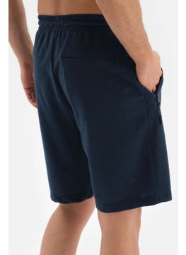 dagi Navy Blue Double Yarn Pocket Shorts  - Image 4