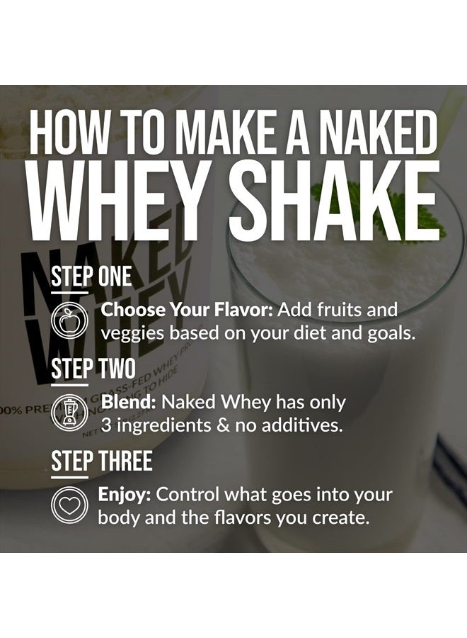 NAKED nutrition Naked Whey, Chocolate, 1 Lb - Image 5