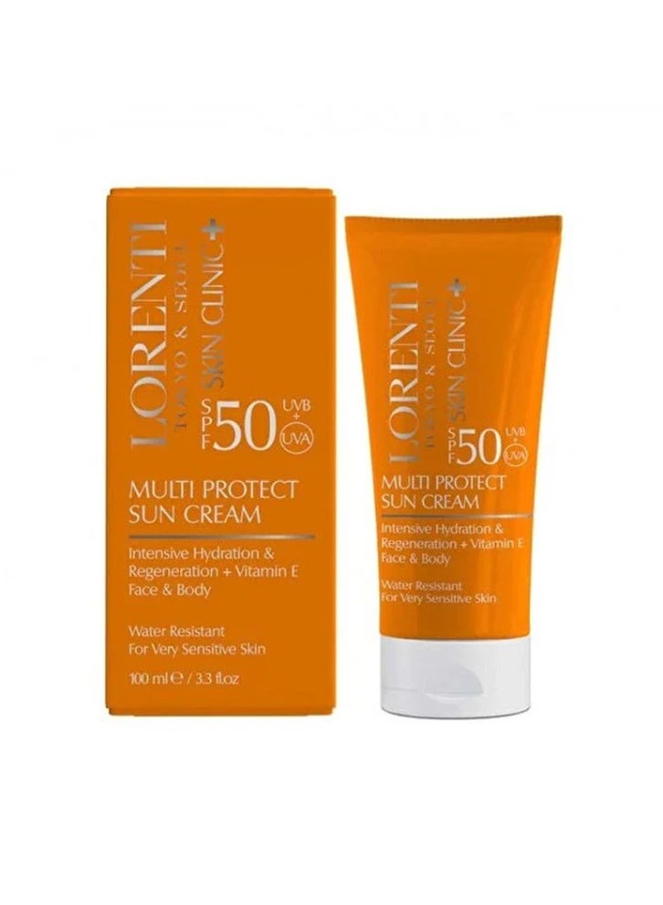 كريم الحماية المتعدد من الشمس من لورينتي 100 مل واقي الشمس