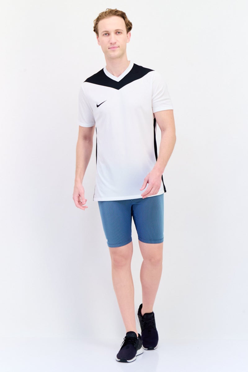Nike Men Tight Fit Brand Logo Training Shorts, Stripe  - Image 4