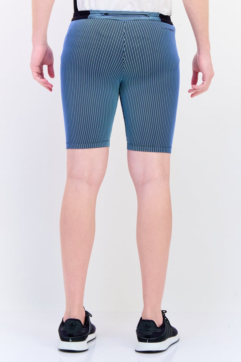 Nike Men Tight Fit Brand Logo Training Shorts, Stripe  - Image 3