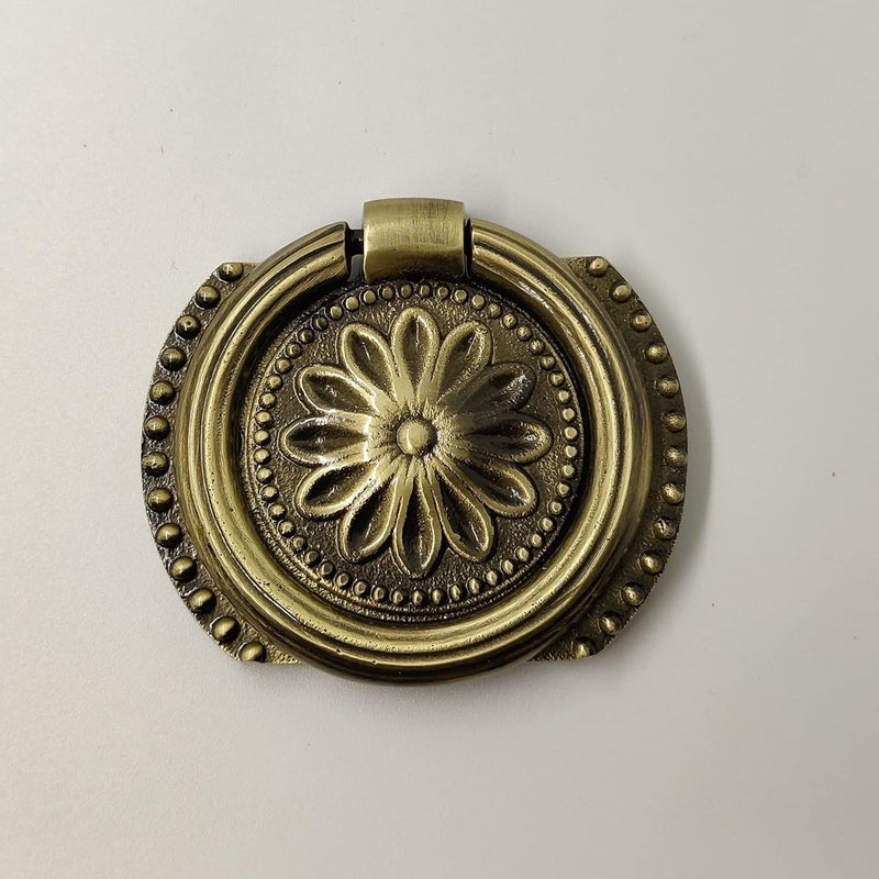 BRASS INDIA 100 Brass DrawerBed PullerHandle Model 550 Material 100 Heavy Brass Size 3 inches Weight 140 GMS pp - Image 2