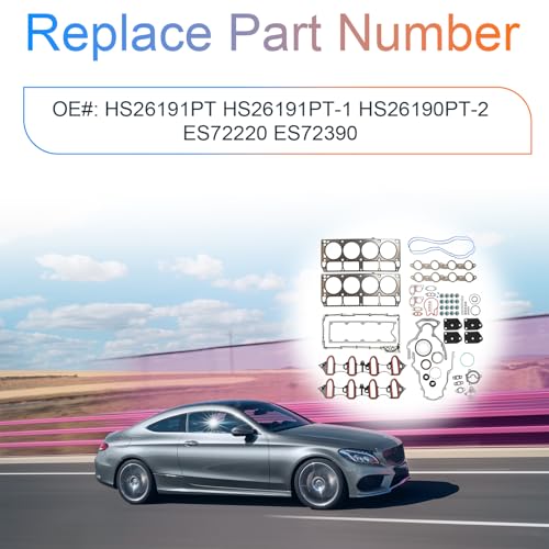 INGKAN 5.3L Engine Cylinder Head Gasket Set Fits for Cadillac Escalade 04-05, Chevy Avalanche Express Silverado Suburban Tahoe 04-14, GMC Envoy Savana Sierra Yukon 08-14 5.3L V8 OE HS26191PT - Image 3