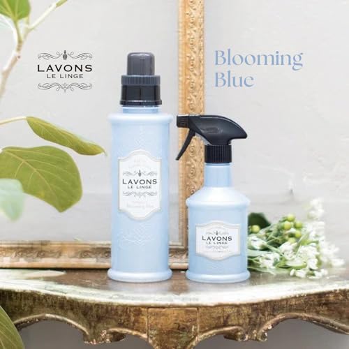 LAVONS Natural Fabric Conditioner for Sensitive Skin, Plant-Based Laundry Softener for Baby & Pet, Reduces Fabric Wrinkles, Long-Lasting Scent & Odor Control from Japan, BLUE BLOOMING, 20.3 Fl Oz - Image 3