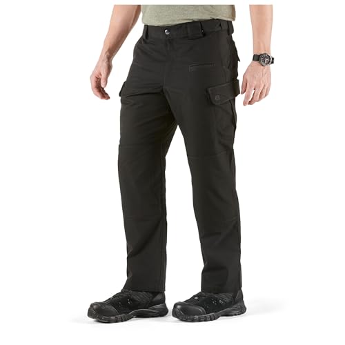 5.11 Tactical Pants for Men, Stryke Pant, Professional Cargo Pockets, Regular Fit for Work, Military & Law Enforcement, Black, 36W x 32L, Style 74369ABR - Image 2
