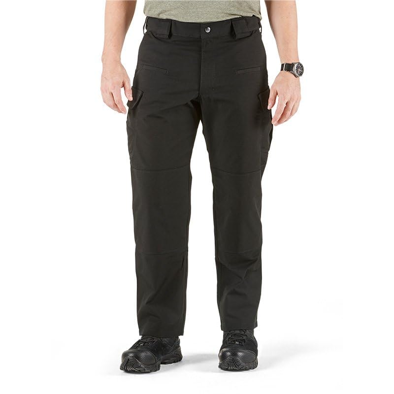 5.11 Tactical Pants for Men, Stryke Pant, Professional Cargo Pockets, Regular Fit for Work, Military & Law Enforcement, Black, 36W x 32L, Style 74369ABR - Image 4