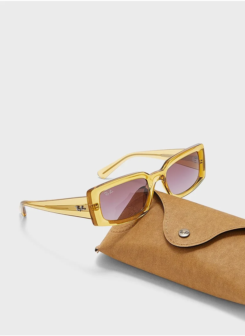 Ray-Ban 0Rb4395 Oversized Sunglasses