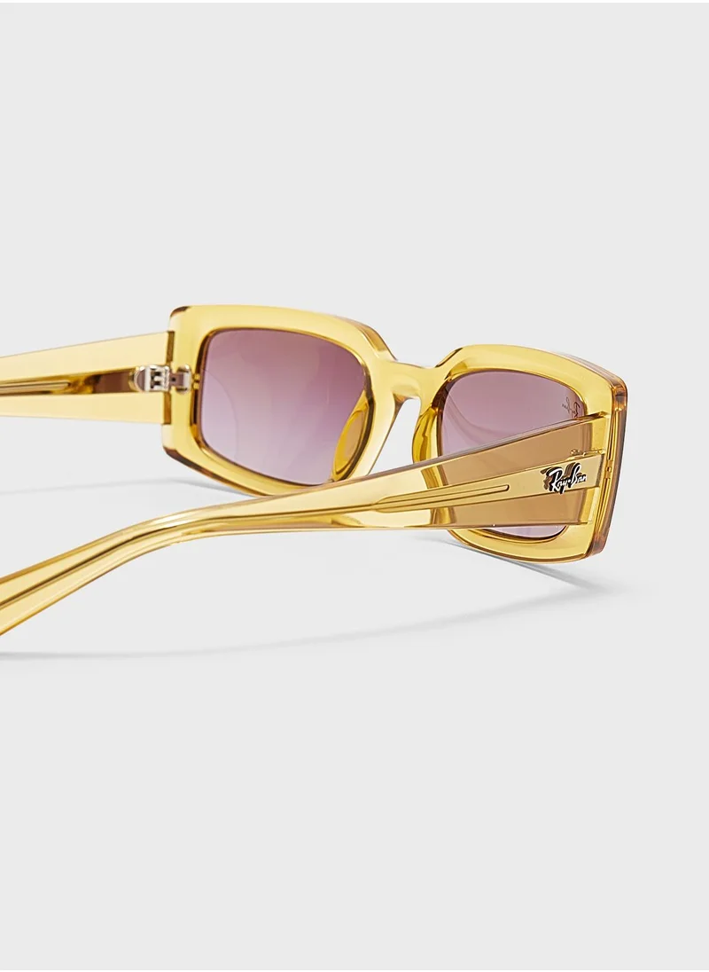 Ray-Ban 0Rb4395 Oversized Sunglasses
