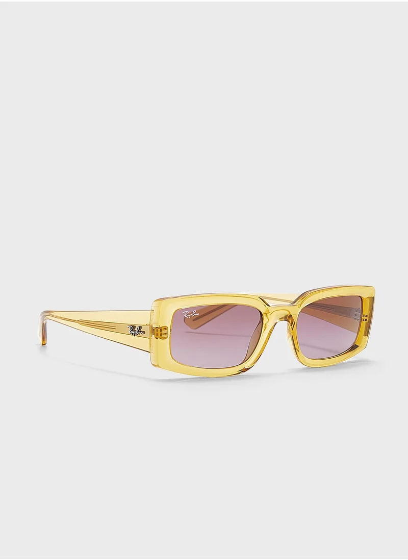 Ray-Ban 0Rb4395 Oversized Sunglasses