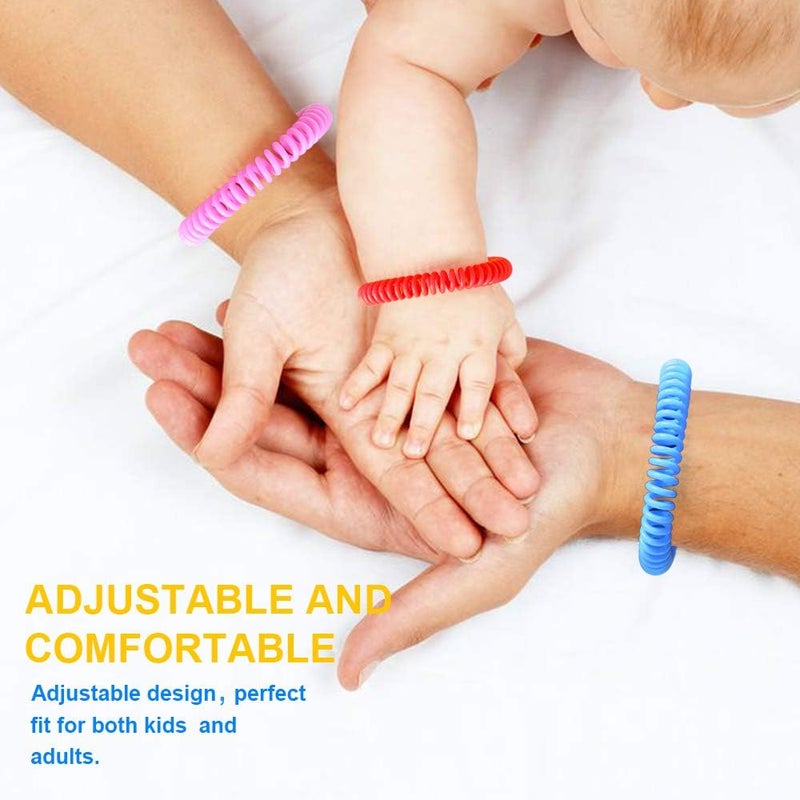 BuggyBands 18 Pack Mosquito Bracelets for Adults & Kids, DEET-Free Waterproof Bands, Individually Wrapped Repellent Wristbands - Image 4