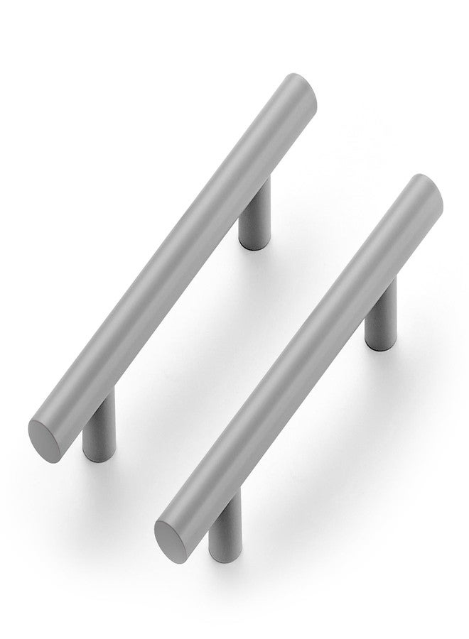 Ravinte 30 Pack | 5 Inch Cabinet Pulls Grey Stainless Steel Kitchen Drawer Pulls Cabinet Handles 5 InchLength, 3 Inch Hole Center - Image 1