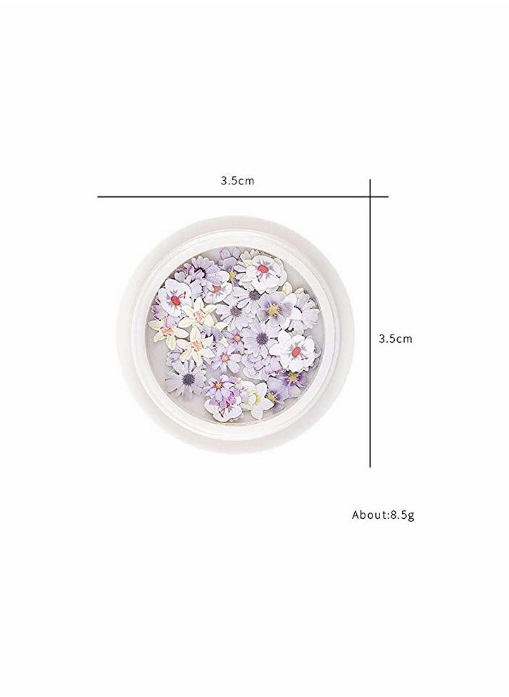 KASTWAVE 6 Boxes Pcs Small Floral Flower Pattern Nail Decals(about 300), Accessories for DIY Craft  - Image 5