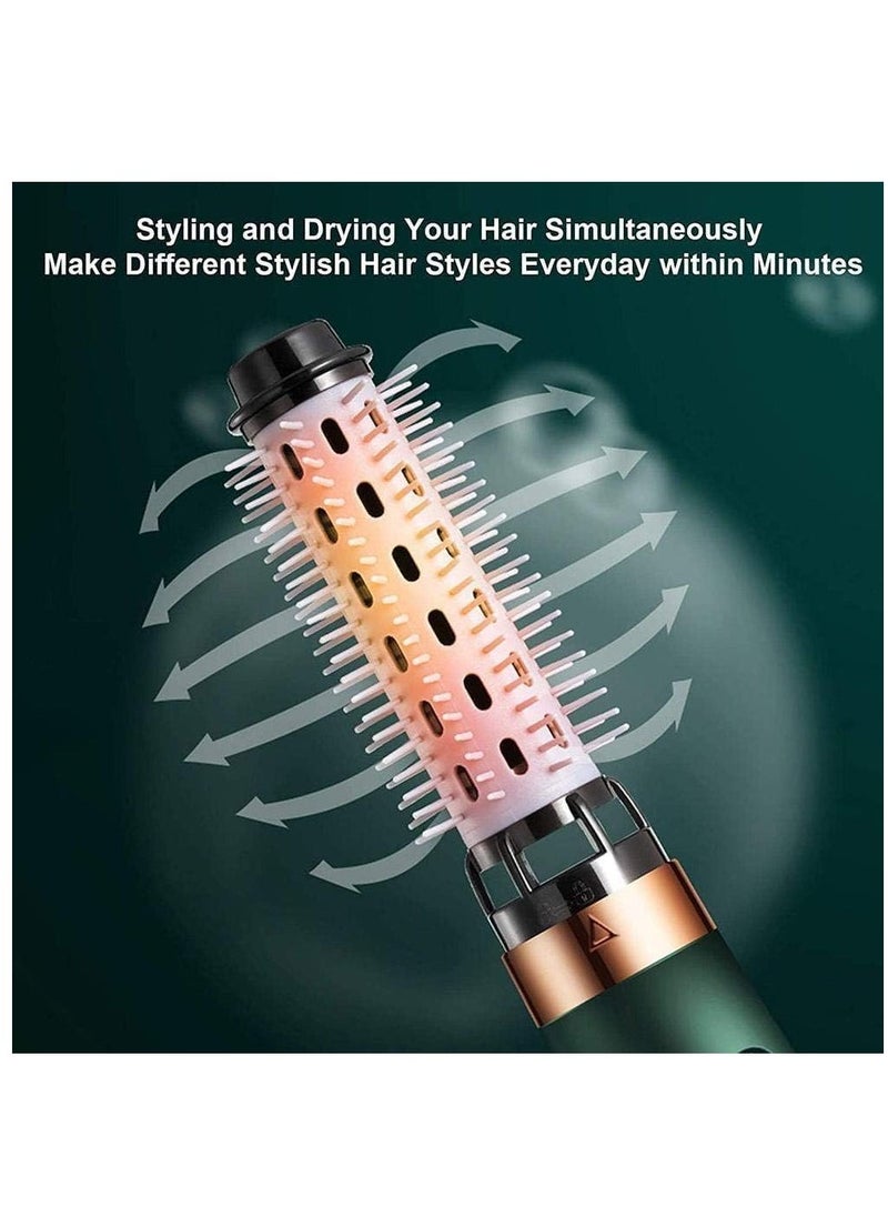Generic Hair Dryer Brush, 750W Blower Brush 3 in 1 Hair Dryer Brush Portable Hair Dryer Volumizer Hot Air Brush Comb Straightener Curling Iron with 3 Comb Heads  - Image 5