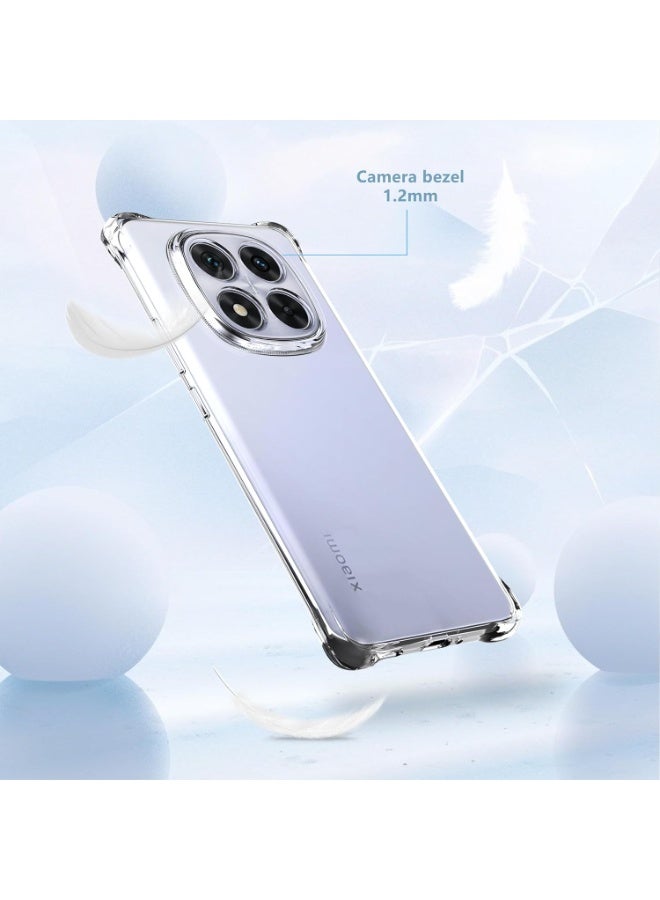 Shockproof case Redmi Note 14 Pro 4G Soft TPU Clear Cover Lightweight Shock Protective Cover with Camera Protection for Redmi Note 14 Pro 4G - Image 2