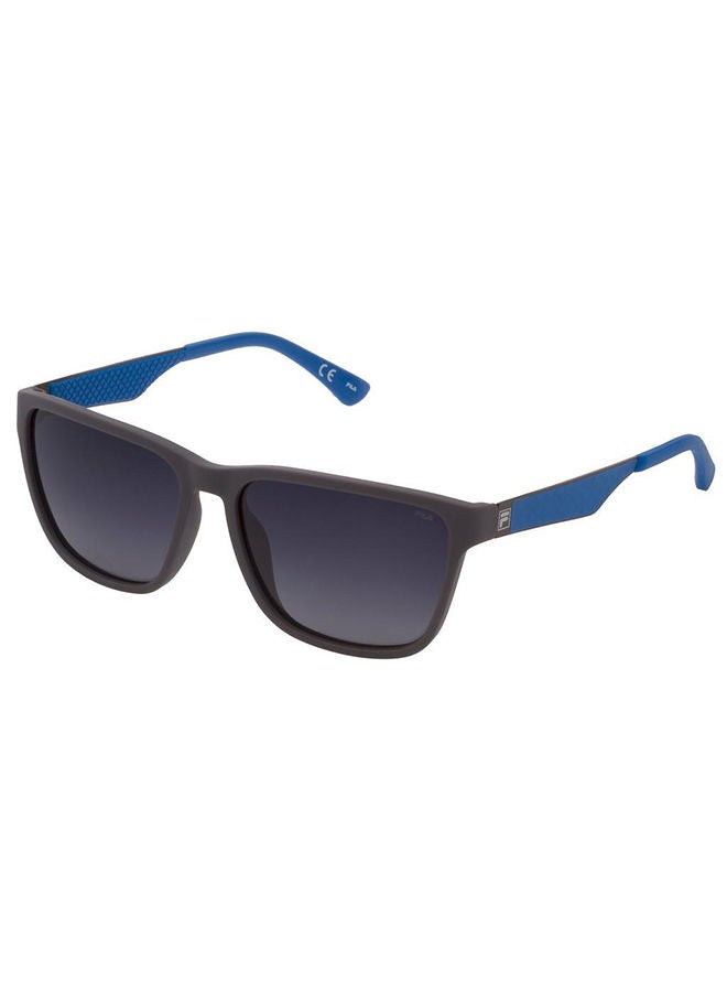 Unisex 100% UV Protected Square Sunglasses - SF8497 R43Z - Lens Size: 58 mm