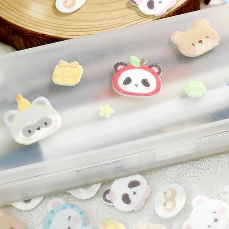 Bear Paradise Puffy Stickers Reusable for Phone Case Notebook Scrapbooks Handcraft - Image 4