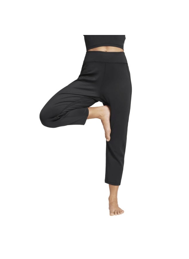Adidas adidas ALL ME YGA E P Black Training PANTS for Women - 3XS  - Image 2
