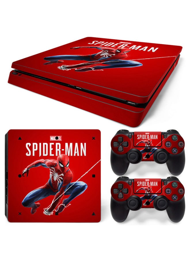 general Ps4 Slim Film Ps4 Slim Thin Machine Sticker Ps4 Slim Body Sticker Ps4 Slim Spider-Man Film-Color:TN-PS4Slim-6237 - Image 4
