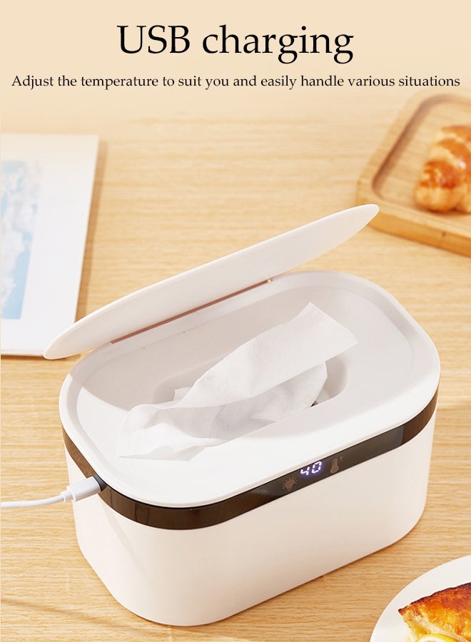 DUNISO Baby Wipe Warmer，Baby Wet Wipes Dispenser，Thermostat Baby Wipe Heater，Convenient to Carry，Energy-efficient，for Travel Family Outdoor - Image 4