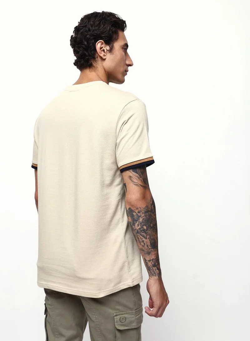 Dennis Lingo Men's Putty 100% Cotton Relaxed T-Shirt