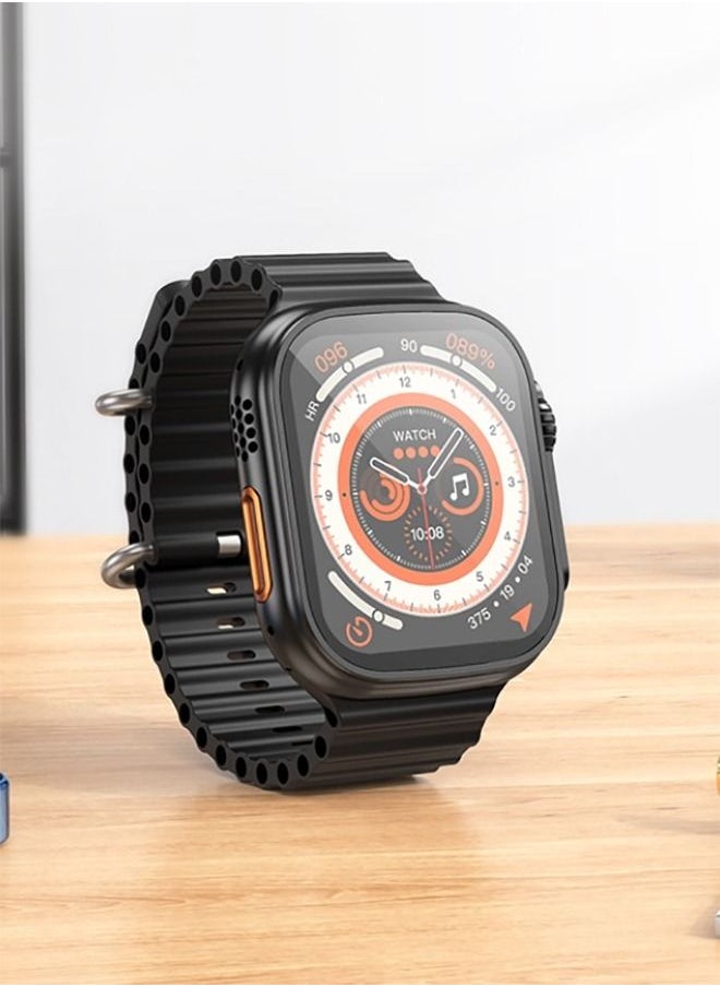 Hoco - HOCO Y12 Ultra Bluetooth 5.0 Call Smart Watch Sports Fitness Tracker IP67 Waterproof Smartwatch HD Large Screen Heart Rate Monitor - Image 1
