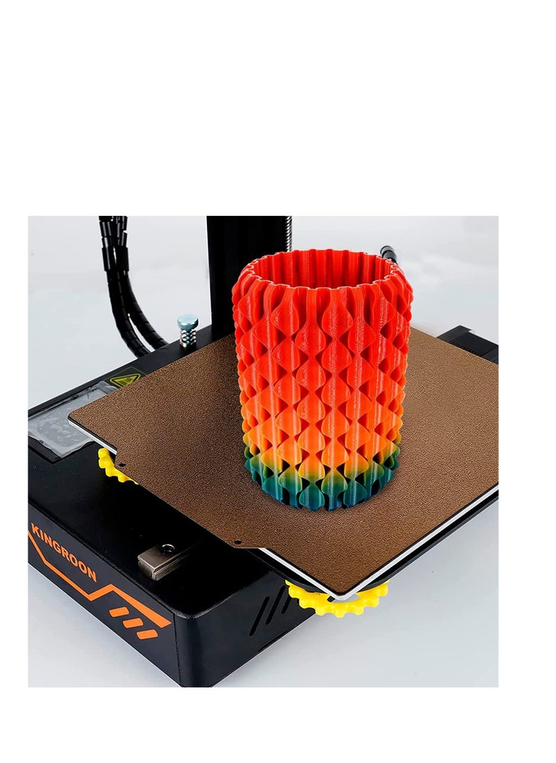 SYOSI - 3D Printing Magnetic Build Plate Dual Sided Textured Flex Printing Bed 235x235mm with PEI Surface Printing Hotbed Parts for Aquila Ender 3 for Pro for V2 for S1 for Ender 5 - Image 1