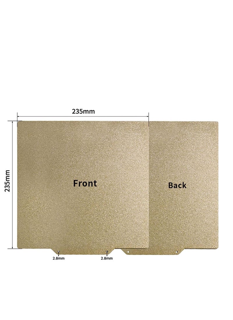 SYOSI - 3D Printing Magnetic Build Plate Dual Sided Textured Flex Printing Bed 235x235mm with PEI Surface Printing Hotbed Parts for Aquila Ender 3 for Pro for V2 for S1 for Ender 5 - Image 1