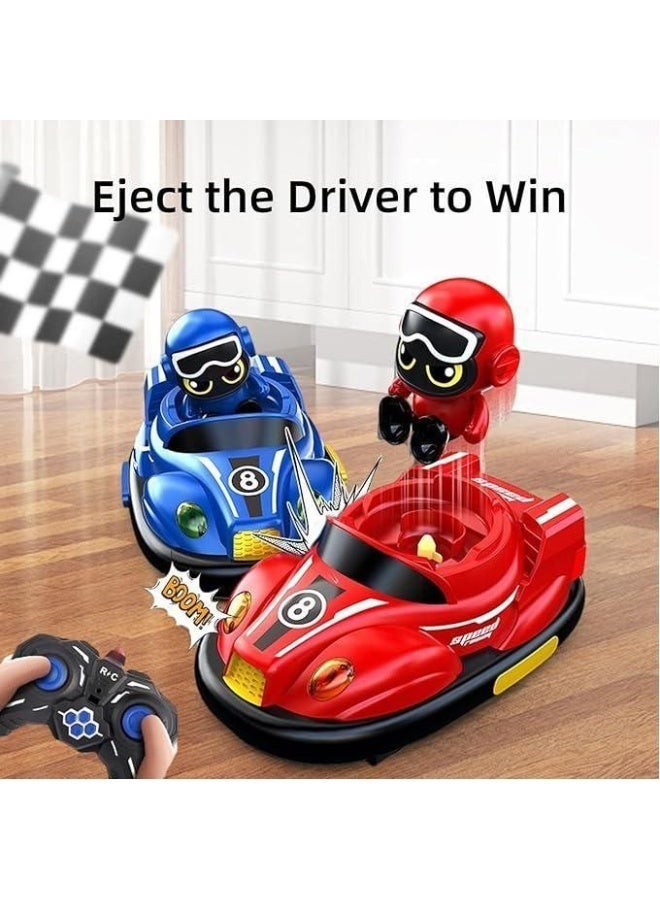 RC Bumper Car Battle Toy Set, 2 Remote Control Cars with 2 Controllers, 360° Spin & Drift Collision Vehicles, Two-Player Head-to-Head Game for Home & Party, Gift for Kids - Image 4