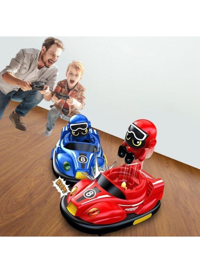 RC Bumper Car Battle Toy Set, 2 Remote Control Cars with 2 Controllers, 360° Spin & Drift Collision Vehicles, Two-Player Head-to-Head Game for Home & Party, Gift for Kids - Image 2