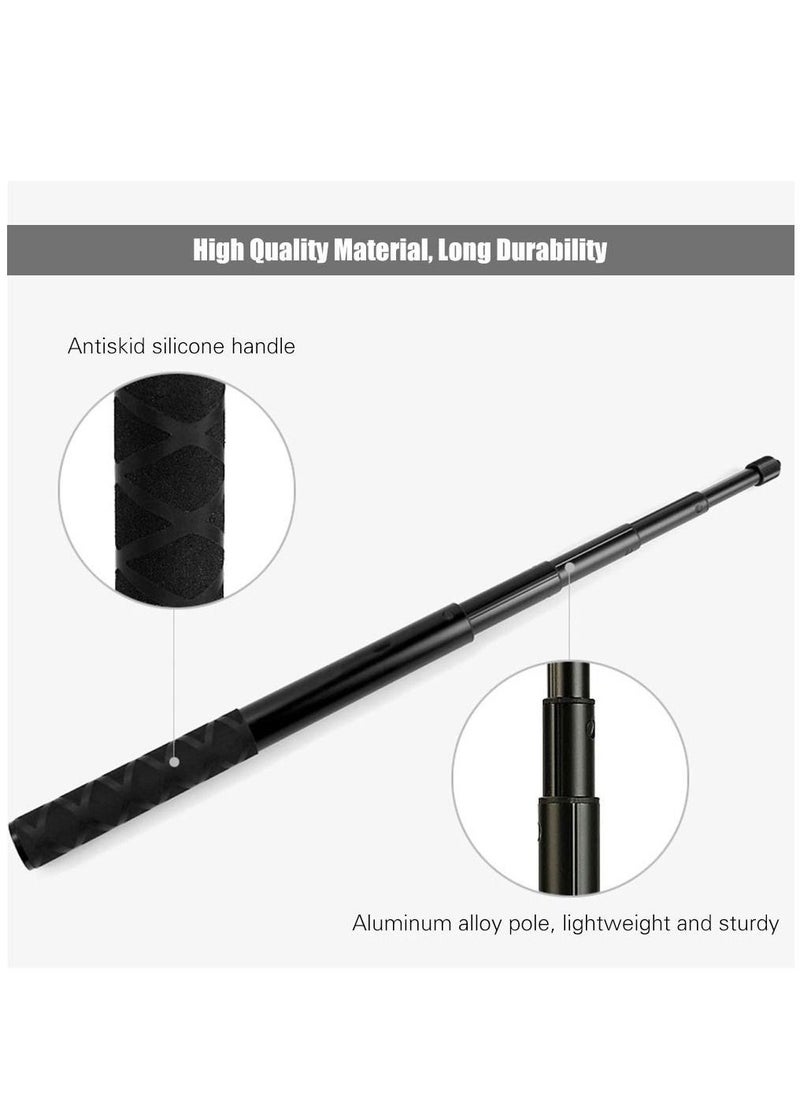 120CM Invisible Selfie Stick for Insta360 X5 X4 X3/ONE X2/ONER ONE X/ONE RS Camera Length Adjustable Extension Rod Extendable Stick Can be Mounted on Time Bundle Accessories