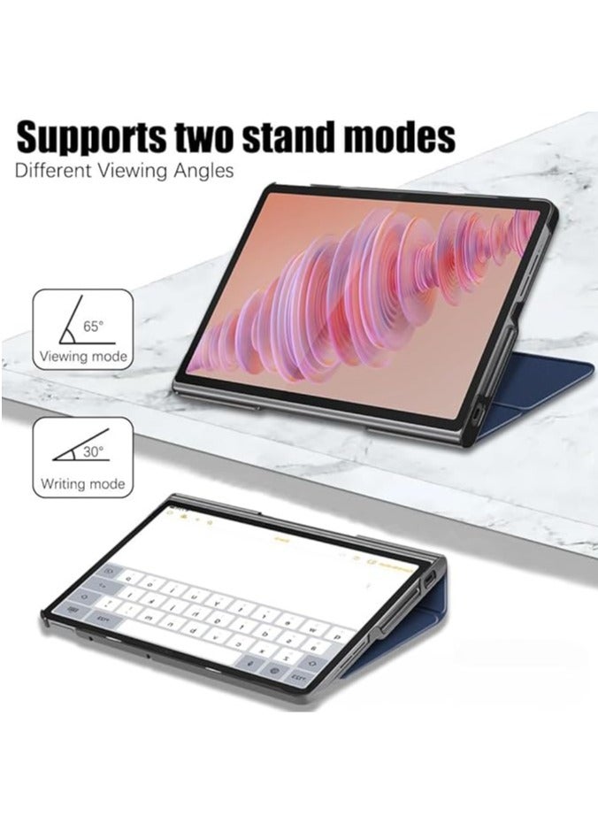 حافظة لوحي متوافقة مع Lenovo Tab Plus 11.5 بوصة (2024)، حافظة ذكية للتابلت، وظيفة وقوف، حافظة جلدية مسطحة. - Image 5