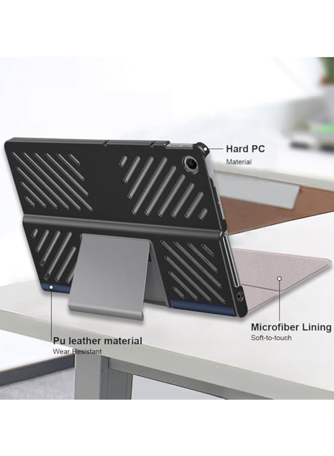حافظة لوحي متوافقة مع Lenovo Tab Plus 11.5 بوصة (2024)، حافظة ذكية للتابلت، وظيفة وقوف، حافظة جلدية مسطحة. - Image 2