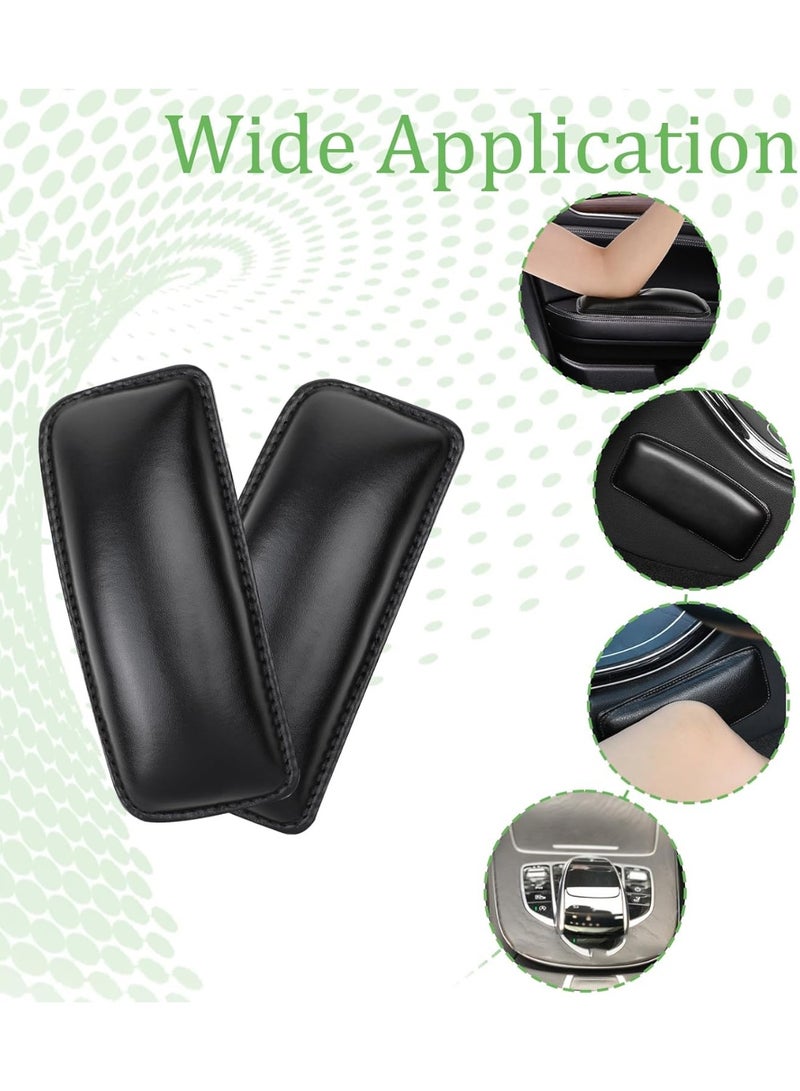 Knee Leg Elbow Cushion Pad for Car Center Console, 2 Pack Soft Leather Car Armrest Pillow Thigh Support Comfort Pillow Black Door Armrest Elbow Pillow Auto Interior Accessories for Pain Relief - Image 4