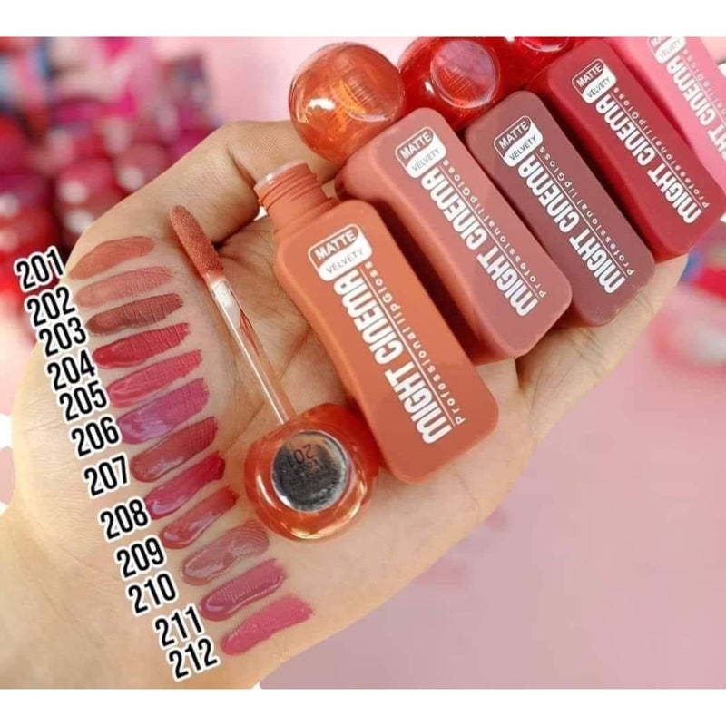 Matte Lipstick for Women Long Lasting Full Coverage Liquid Lip Gloss Non-Sticky Waterproof Smooth Finish shade 202 - Image 2