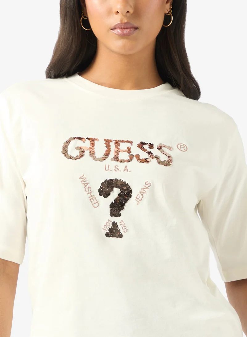 GUESS  Aurelie Boxy T-Shirt for Women | Best Price UAE