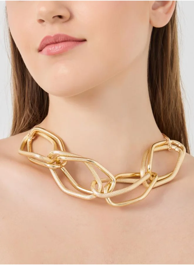 ستايلي Styli Chunky Link Chain Necklace