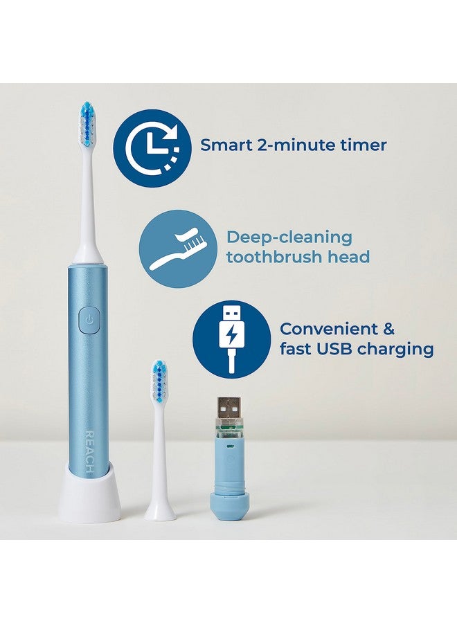 ريتش رؤوس فرشاة أسنان بديلة مضادة للبكتيريا من ريتش سونيك، شعيرات ناعمة، قطعتان - Image 2