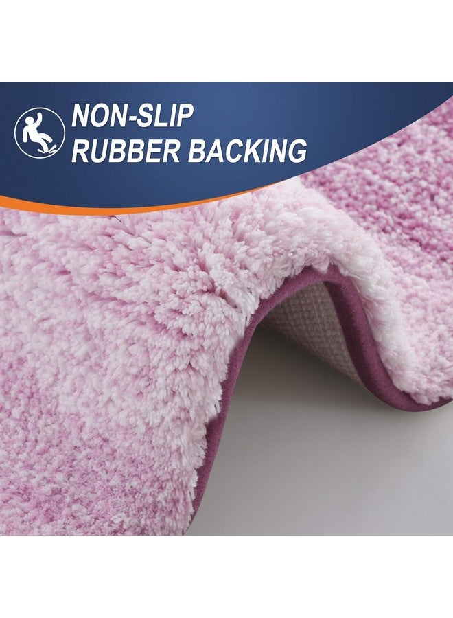 OLANLY Bathroom Rugs Mat 30x20, Extra Soft Absorbent Microfiber Bath Rugs, Rubber Backing, Quick Dry, Washable Bath Mats for Bathroom Floor, Tub, Shower and Home Decor Accessories, Pinkish-Purple - Image 5