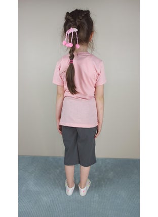 Girl Waitress Cotton Pink Capri Set - pzsku/Z45DACD8BD8CE8521FE93Z/45/_/1725721889/fa1d7f33-a4a1-4d09-a615-e34345bc25d2