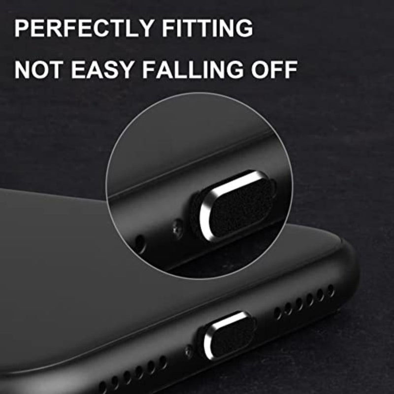 Dust Plug for iPhone, Compatible with iPhone and AirPods, Lightning Port Plug Protector Charging Port Anti Dust Cover Includes Speaker Cover - Image 4