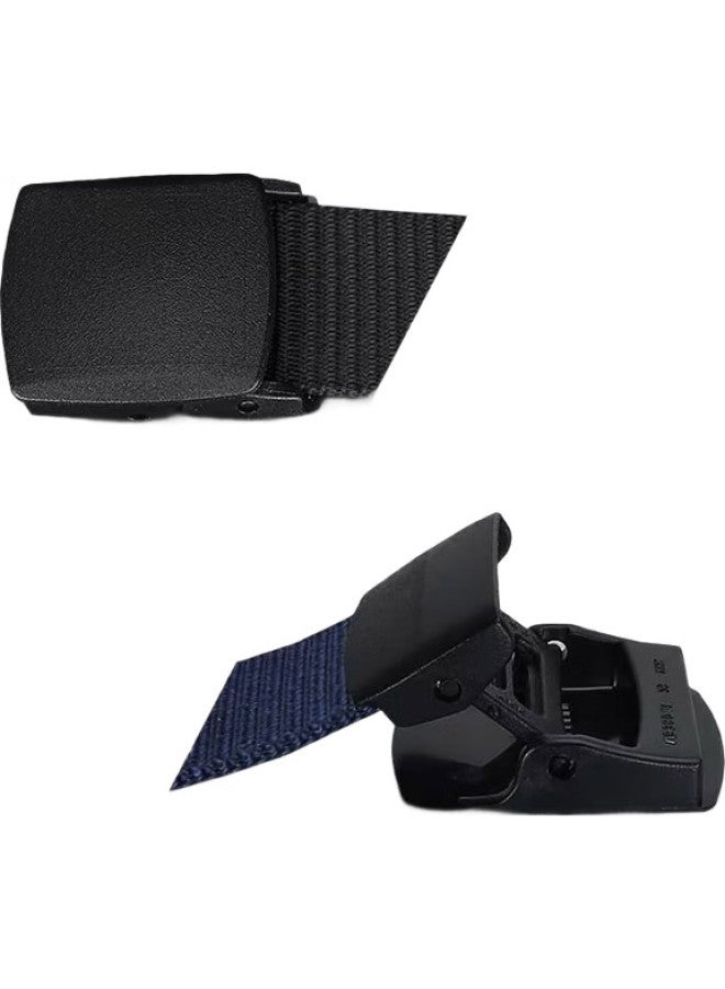 JEVI حزام قماش جيفي للرجال، خالي من المعدن، صديق للأمان، مشبك تلقائي، غير رسمي ومتعدد الاستخدامات، مناسب للجينز، حزام جلد خارجي، مناسب للرجال والنساء على حد سواء - Image 2