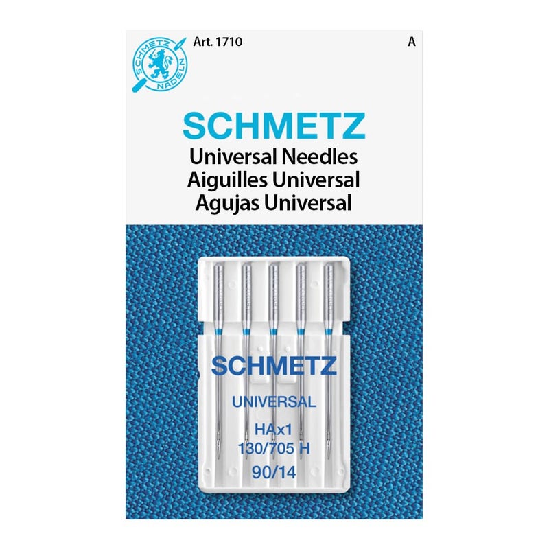 SCHMETZ Universal Sewing Machine Needles Size 9014 5Needle Cards Pack of 1