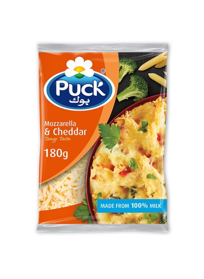 Mozzarella & Cheddar Mix Shredded - 180g