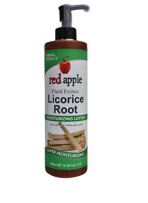 Licorice Extract Lotion to Moisturize Soften Lighten Nourish and Protect Dry Skin For a Healthy and Softer Look It is Characterized by Fast Absorption and Its Fragrant Smell 500 ML