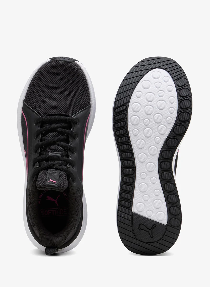 Puma PUMA Black-PUMA White-Pink Opal Softride Carson 2 for Women | Best Price UAE