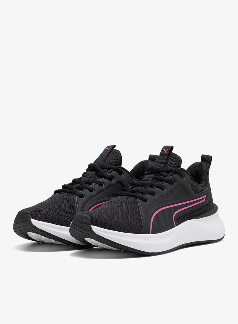 Puma PUMA Black-PUMA White-Pink Opal Softride Carson 2 for Women | Best Price UAE
