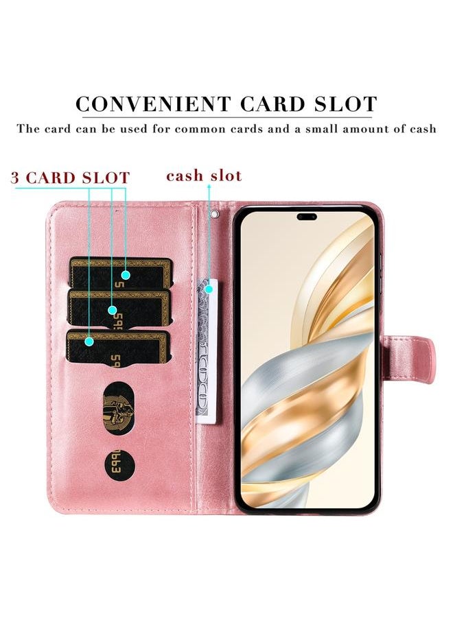 Zaboon Case For Honor X9c / Magic7 Lite Fashion Calf Texture Zipper Leather Phone Case  - Image 4