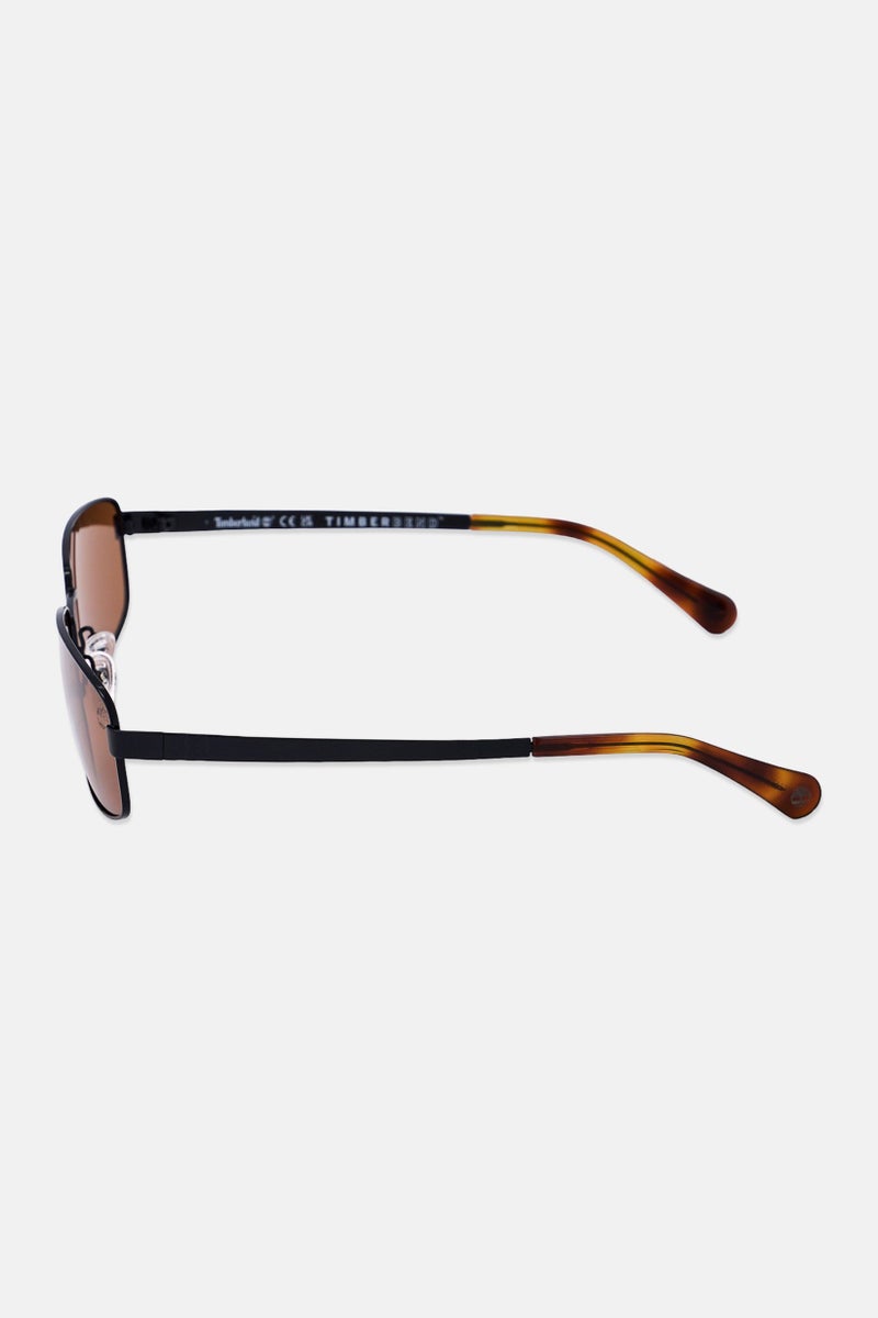 Timberland Men TB0006601H62 Rectangular Sunglasses, Black - Image 5