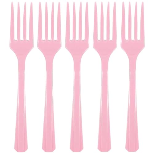 Amscan FORK NEW PINK 12144
